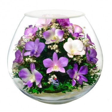 "NaturalFlowers" Арт: BBO  цветы в стекле